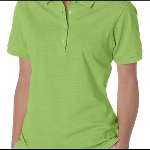 Green Polo top